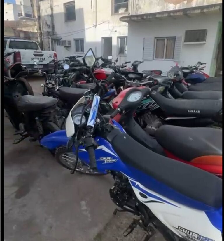 Operativo “Domingrau”: secuestraron 26 motocicletas en distintos puntos de Pehuajó y dos tenían pedidos activos