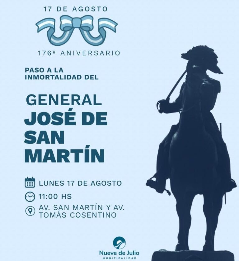 Actos oficiales por el 176° aniversario del paso a la inmortalidad del General José de San Martín