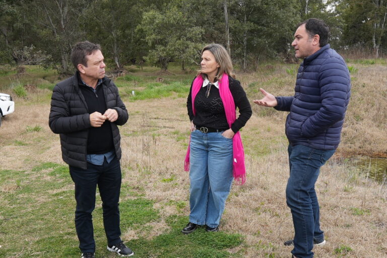 Técnicos del CEAMSE recorrieron el relleno sanitario y el basural a cielo abierto