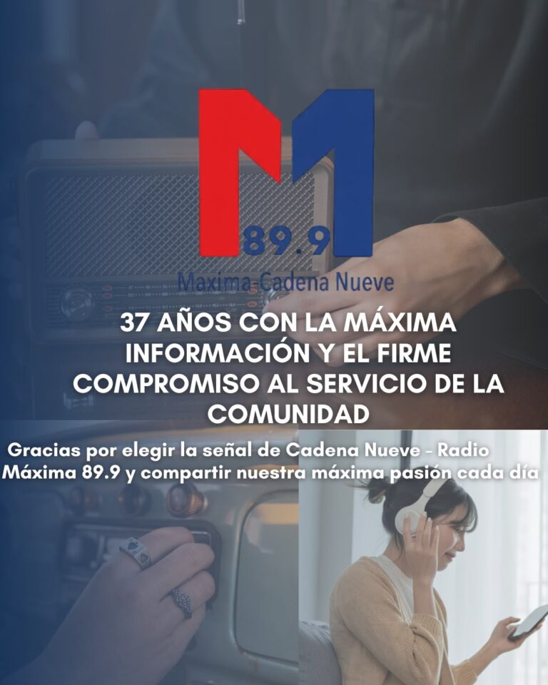 37 años al aire, 37% de bonificación: Máxima 89.9 celebra su aniversario ayudando a crecer a comercios y empresas