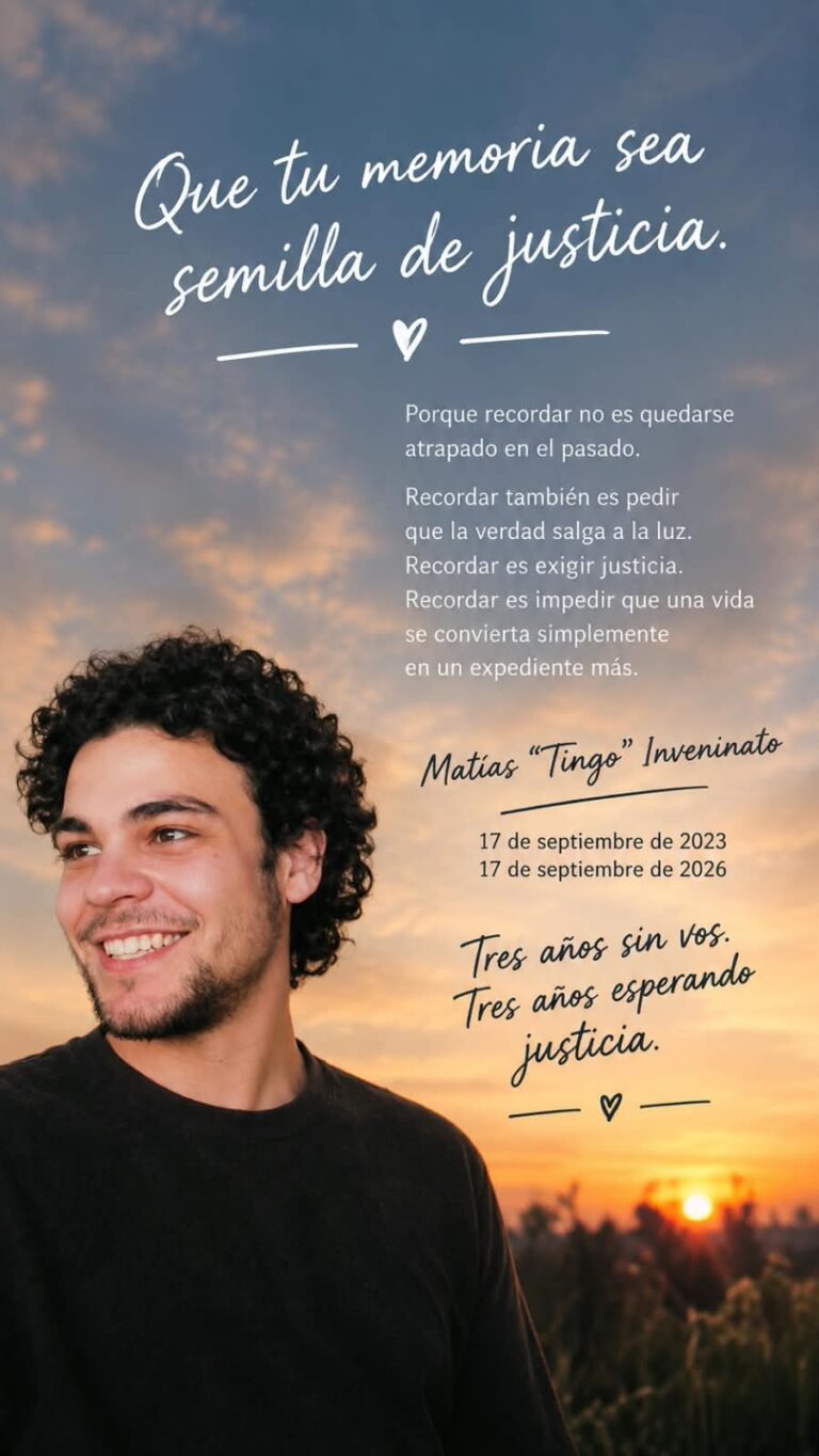 Tres años sin Tingo: su familia y amigos siguen esperando justicia