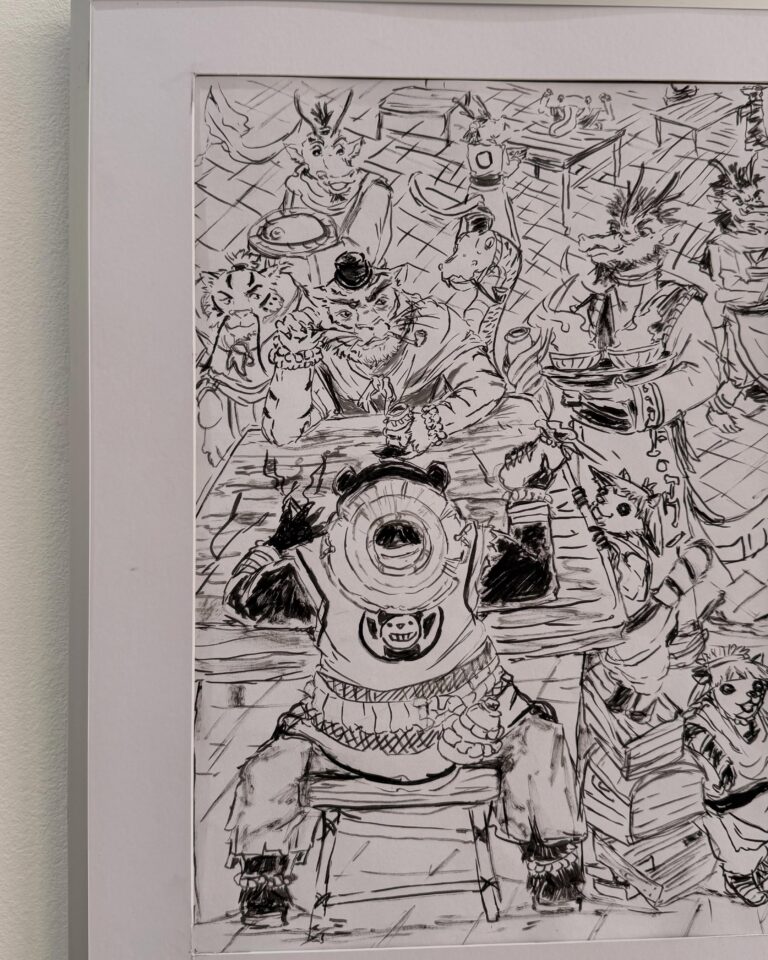 El arte de lo espontáneo: Cristian Vilas expone sus obras en el Centro de Exposiciones