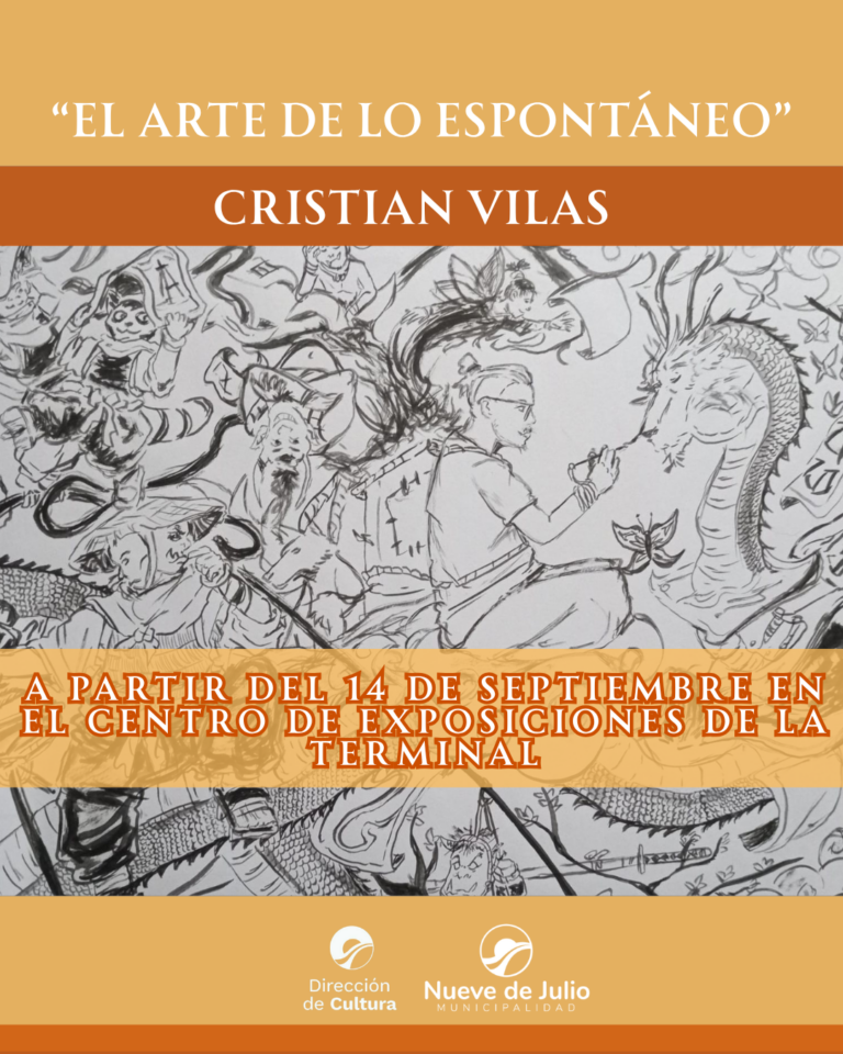 “El arte de lo espontáneo”: Cristian Vilas presenta una nueva exposición en la Terminal de Ómnibus