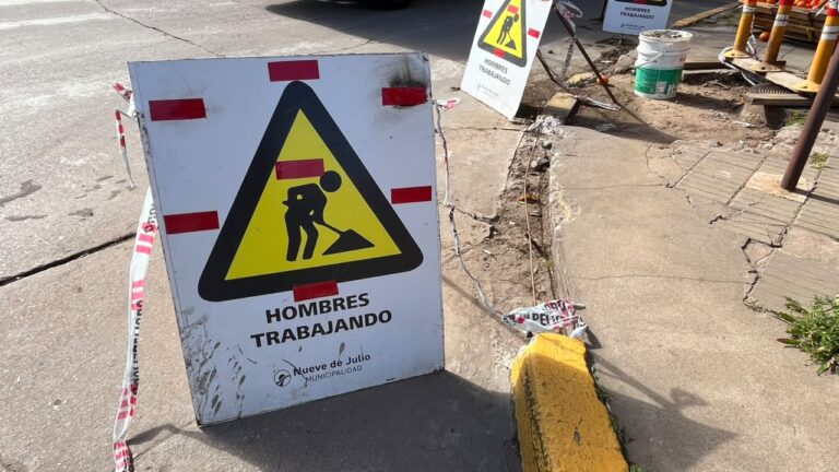 Reparación de ochavas: continúan los trabajos en distintos puntos de la ciudad